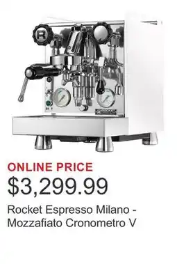 Costco Rocket Espresso Milano - Mozzafiato Cronometro V offer