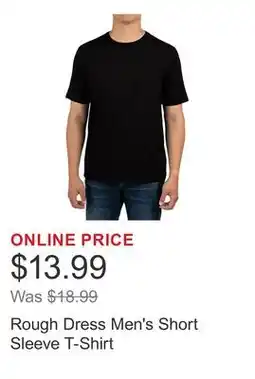 Costco Rough Dress Men's Short Sleeve T-Shirt offer