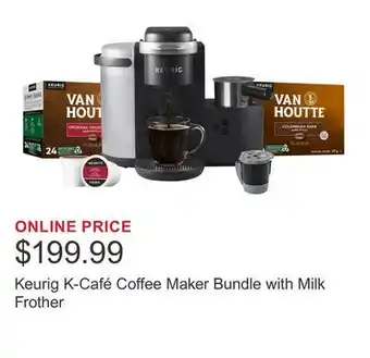 Costco Keurig K-Café Coffee Maker Bundle with Milk Frother offer