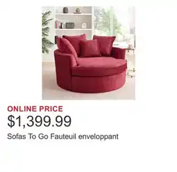 Costco Sofas To Go Fauteuil enveloppant offer