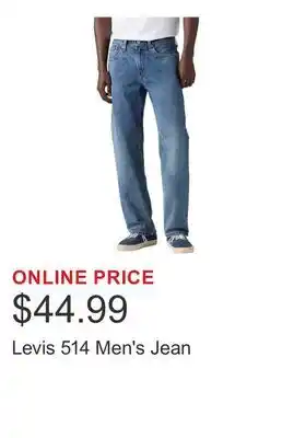 Costco Levis 514 Men's Jean offer