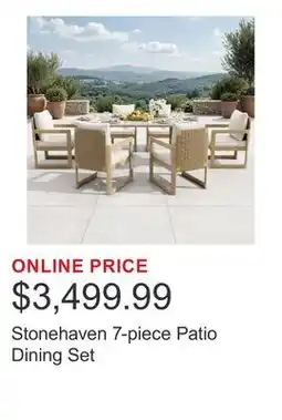 Costco Stonehaven 7-piece Patio Dining Set offer