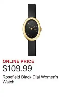 Costco Rosefield Black Dial Women's Watch offer