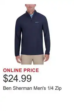 Costco Ben Sherman Men's 1/4 Zip offer