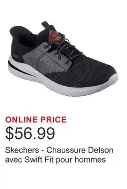Costco Skechers - Chaussure Delson avec Swift Fit pour hommes offer