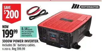 Canadian Tire 3000W POWER INVERTER offer