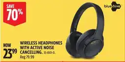 Canadian Tire WIRELESS HEADPHONES WITH ACTIVE NOISE CANCELLING offer