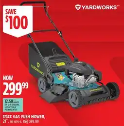 Canadian Tire YARDWORKS 174CC GAS PUSH MOWER, 21 offer