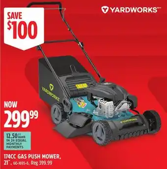 Canadian Tire YARDWORKS 174CC GAS PUSH MOWER, 21 offer