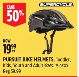 Canadian Tire Supercycle Pursuit Bike Helmets offer