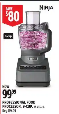 Canadian Tire NINJA PROFESSIONAL FOOD PROCESSOR, 9-CUP offer
