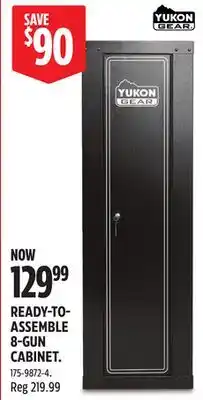 Canadian Tire Yukon Gear READY-TO-ASSEMBLE 8-4 GUN CABINET offer