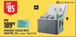 Canadian Tire OUTBOUND POWERED COOLER WITH ADAPTER offer