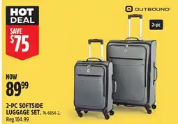 Canadian Tire OUTBOUND 2-Piece Softside Luggage Set offer