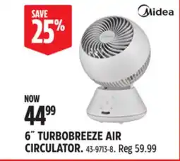 Canadian Tire Midea 6 TURBOBREEZE AIR CIRCULATOR offer