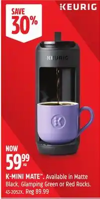 Canadian Tire Keurig K-MINI MATE offer