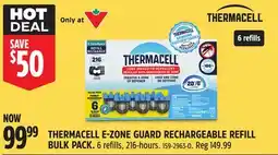 Canadian Tire THERMACELL E-ZONE GUARD RECHARGEABLE REFILL BULK PACK offer