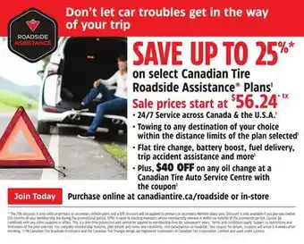 Canadian Tire Roadside Full digital page offer