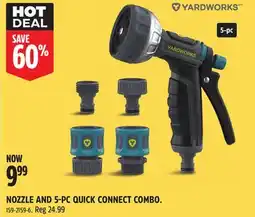 Canadian Tire NOZZLE AND 5-PC QUICK CONNECT COMBO offer