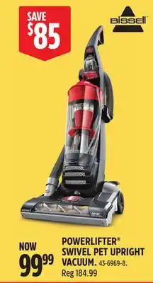 Canadian Tire BISSELL POWERLIFTER SWIVEL PET UPRIGHT VACUUM offer