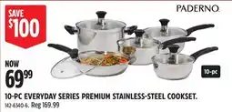 Canadian Tire PADERNO 10-PC EVERYDAY SERIES PREMIUM STAINLESS-STEEL COOKSET offer