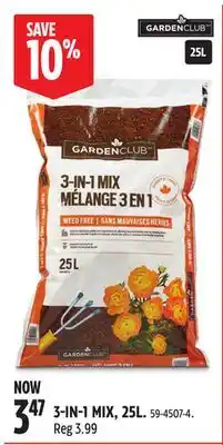 Canadian Tire 3-IN-1 MIX offer
