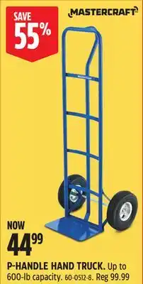 Canadian Tire Mastercraft P-HANDLE HAND TRUCK offer