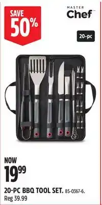 Canadian Tire 20-PC BBQ TOOL SET offer