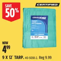 Canadian Tire 9 X 12´ TARP offer