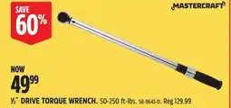 Canadian Tire 1β2Λ DRIVE TORQUE WRENCH offer