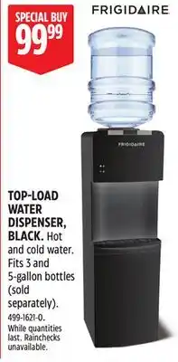 Canadian Tire FRIGIDAIRE TOP-LOAD WATER DISPENSER, BLACK offer