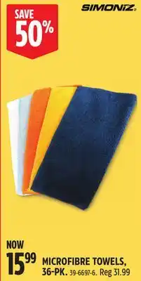Canadian Tire MICROFIBRE TOWELS offer