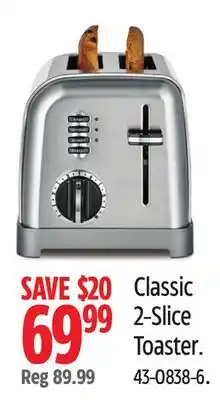 Canadian Tire Classic 2-Slice Toaster offer