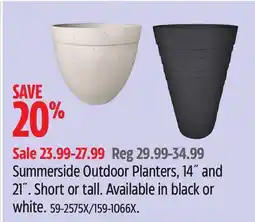Canadian Tire Summerside Outdoor Planters offer