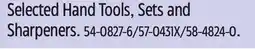 Canadian Tire Selected Hand Tools, Sets and Sharpeners offer