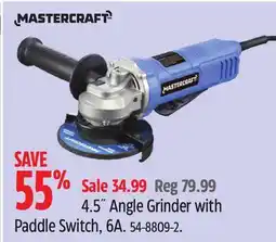 Canadian Tire 4.5 Angle Grinder with Paddle Switch offer