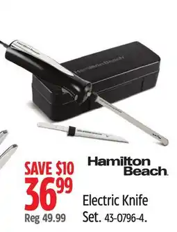 Canadian Tire Electric Knife Set offer