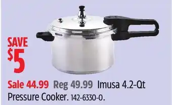 Canadian Tire Imusa 4.2-Qt Pressure Cooker offer