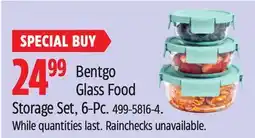 Canadian Tire Bentgo Glass Food Storage Set offer