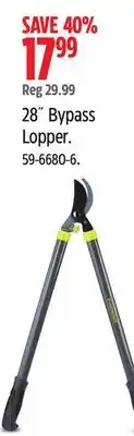 Canadian Tire Yardworks 28 Bypass Lopper offer