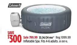 Canadian Tire Coleman Inflatable Spa offer