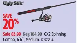 Canadian Tire GX2 Spinning Combo offer