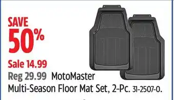Canadian Tire MotoMaster Multi-Season Floor Mat Set offer