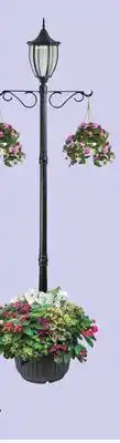 Canadian Tire For Living Cresmont Outdoor Solar Lamp/Planter offer