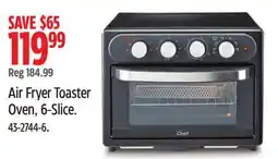 Canadian Tire Air Fryer Toaster Oven, 6-Slice offer