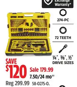 Canadian Tire 274-PC offer