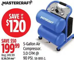 Canadian Tire 5-Gallon Air Compressor offer