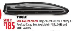 Canadian Tire Convoy XT Rooftop Cargo Box offer