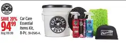 Canadian Tire Chemical Guys Car Care Essential Items Kit offer