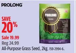 Canadian Tire All-Purpose Grass Seed offer